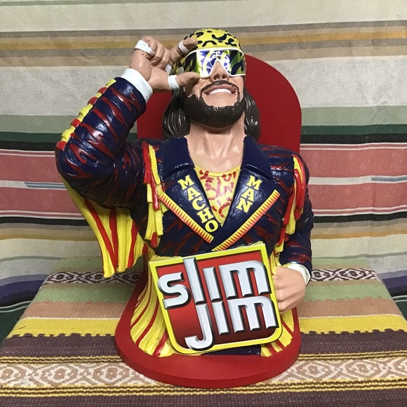 Rare Slim Jim Macho Man display statue - Picture 1 of 5